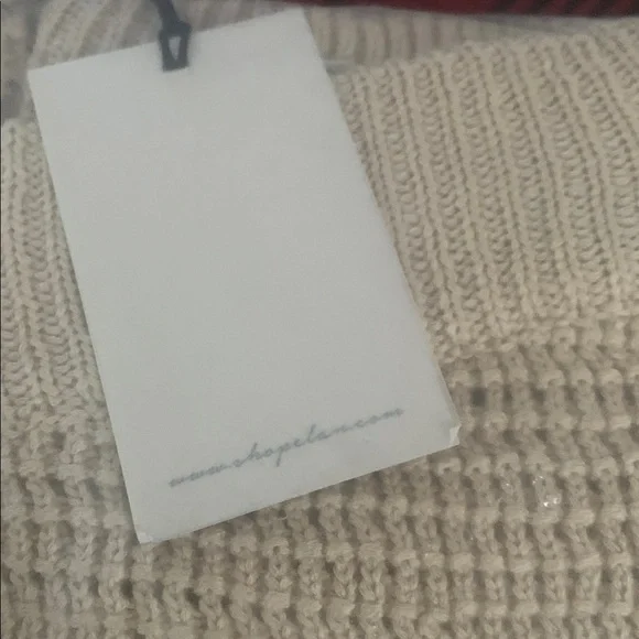 Elan Tan Crochet Wide-Leg Pants - Picture 4 of 4